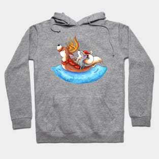 Pool Party Santa Hoodie